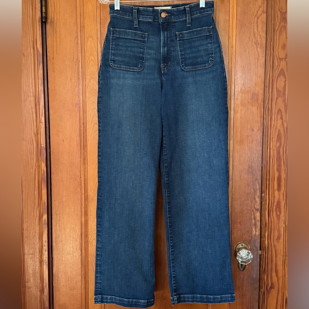 Madewell Emmett Wide-Leg Full Length Jean: Patch Pocket Edition